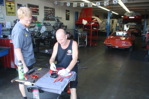 Farm Find Dino at Ferrari Technologies for Mechanical Assessment
